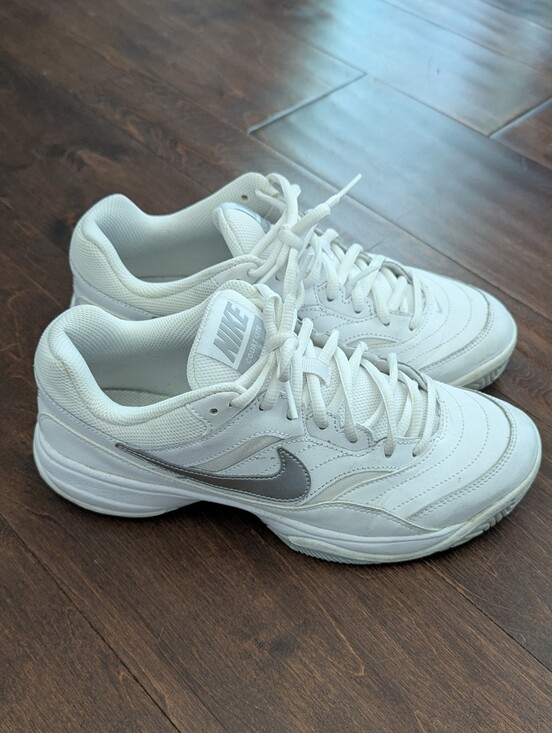 Nike Shoes - Nike Women's Court Lite White / Silver Shoes Size 9